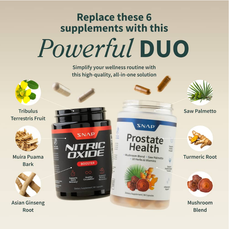 Prostate Health + Nitric Oxide Combo
